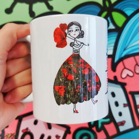 Gonna di papaveri | Tazza colazione