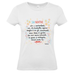 Sii gentile con i cuorcontenti | T-shirt donna