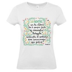 Sii gentile con la natura | T-shirt donna