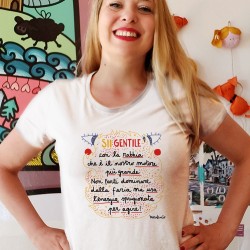 Sii gentile con la rabbia | T-shirt donna