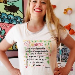 Sii gentile con la leggerezza | T-shirt donna