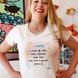 Sii gentile e aiuta gli altri | T-shirt donna