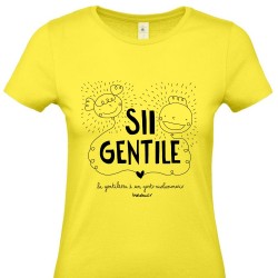 Sii gentile | T-shirt donna colorata