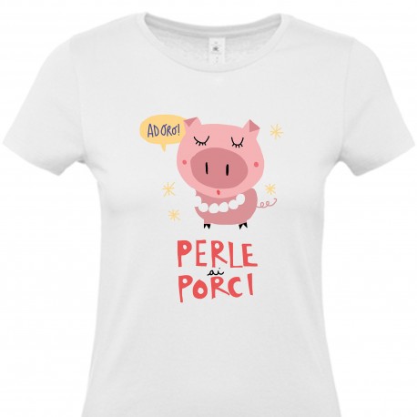 Perle ai porci | T-shirt donna Burabacio