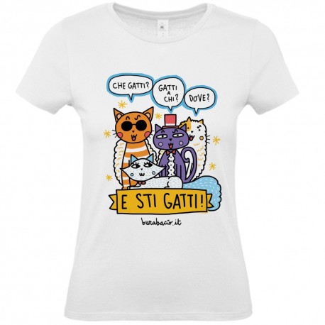 E sti gatti | T-shirt da donna