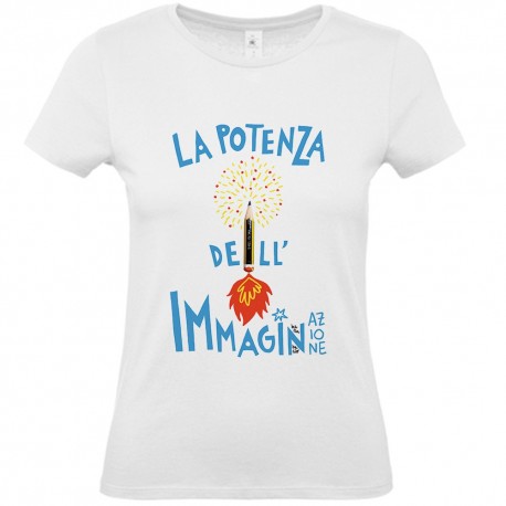 La potenza dell'immaginazione | T-shirt donna Burabacio
