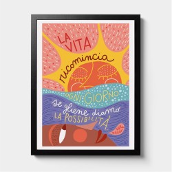 La vita ricomincia ogni giorno | Poster