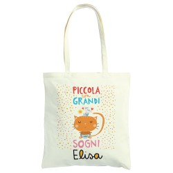 Piccola con grandi sogni | Shopper personalizzata