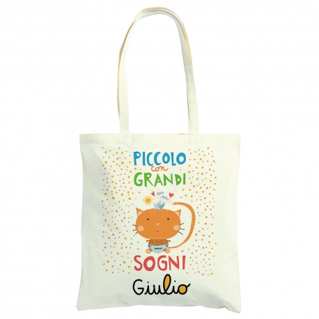 Piccolo con grandi sogni | Shopper personalizzata