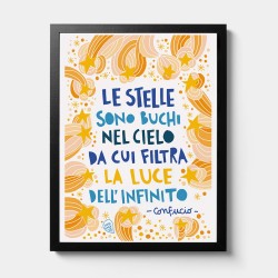 Le stelle sono buchi (Confucio) | Poster