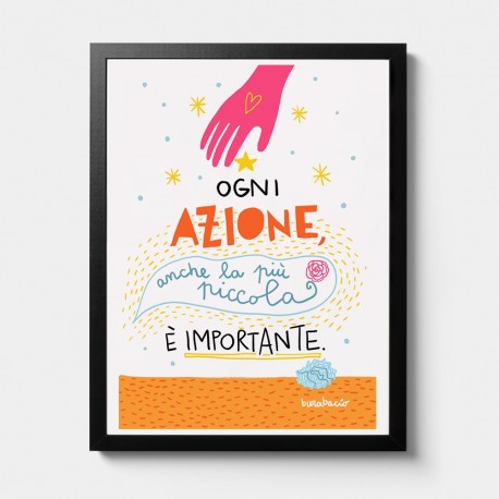 Ogni azione è importante | Poster