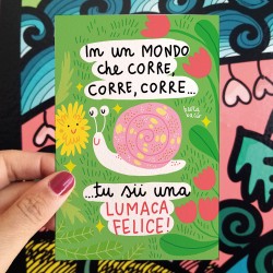 Lumaca felice | Biglietto