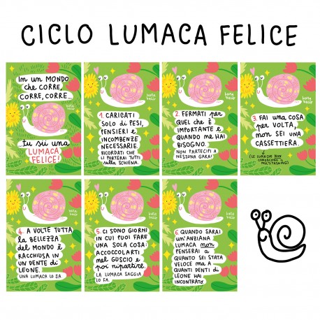 Lumaca felice | Biglietto