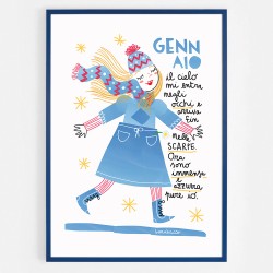 Il cielo di Gennaio | Poster 50x70