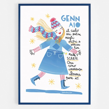 Il cielo di Gennaio | Poster 50x70