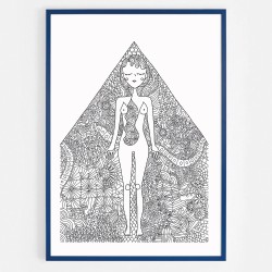 Montagna yoga | Poster 50x70