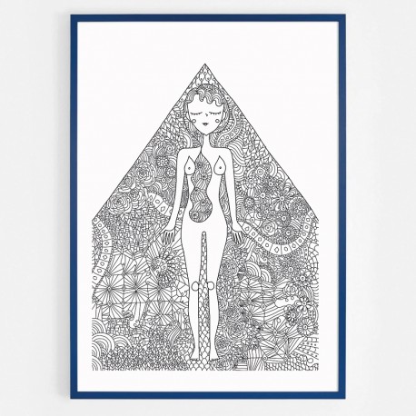 Montagna yoga | Poster 50x70