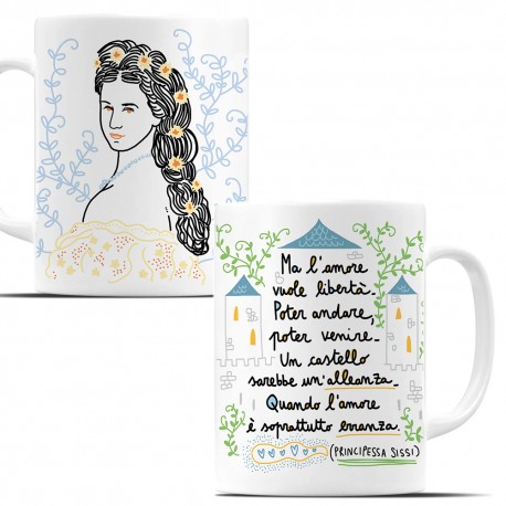 Ma l'amore vuole libertà (Elisabetta di Baviera) | Tazza