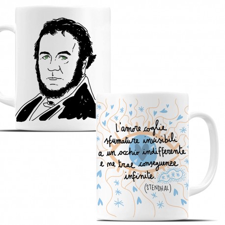 L'amore coglie sfumature invisibili (Stendhal) | Tazza