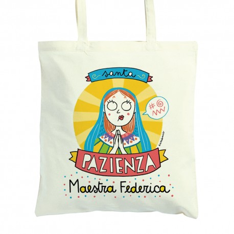 Santa Pazienza | Shopper personalizzata