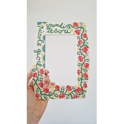 Piccole gioie grandi tesori | Cornice per foto